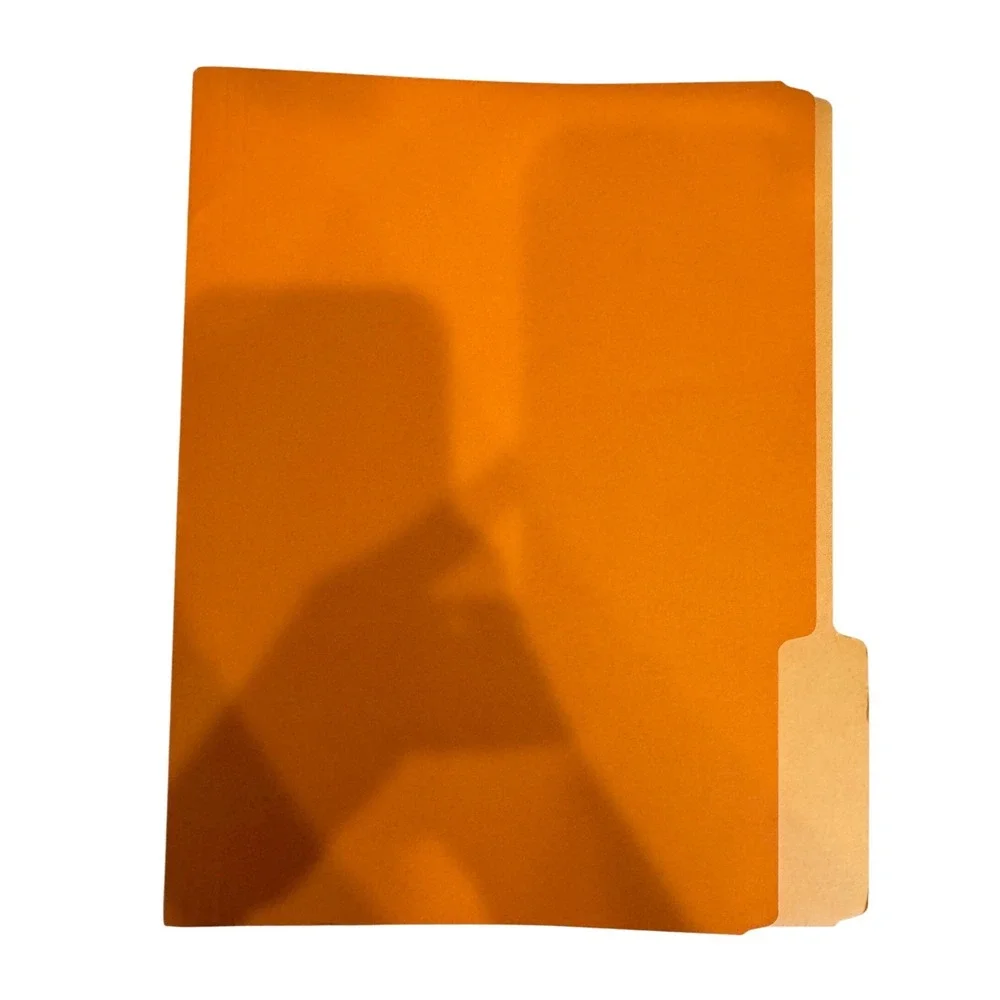 Assorted Bright Color File Folders Letter Size 1/3 Cut Tab Office Supplies Lot